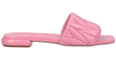 miu miu slides|miu michu shoes.